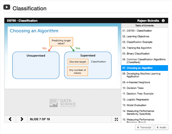 data science course